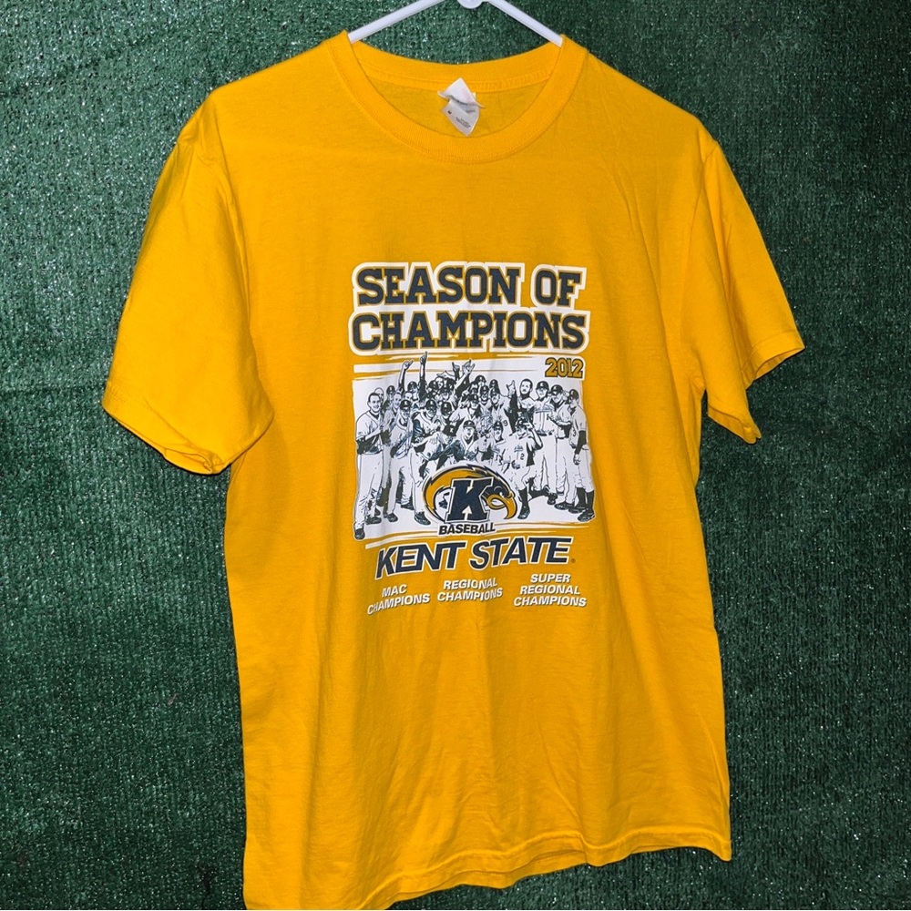 Kent State University Golden Flashes 2012 Baseball Champions Shirt M NCAA Ohio